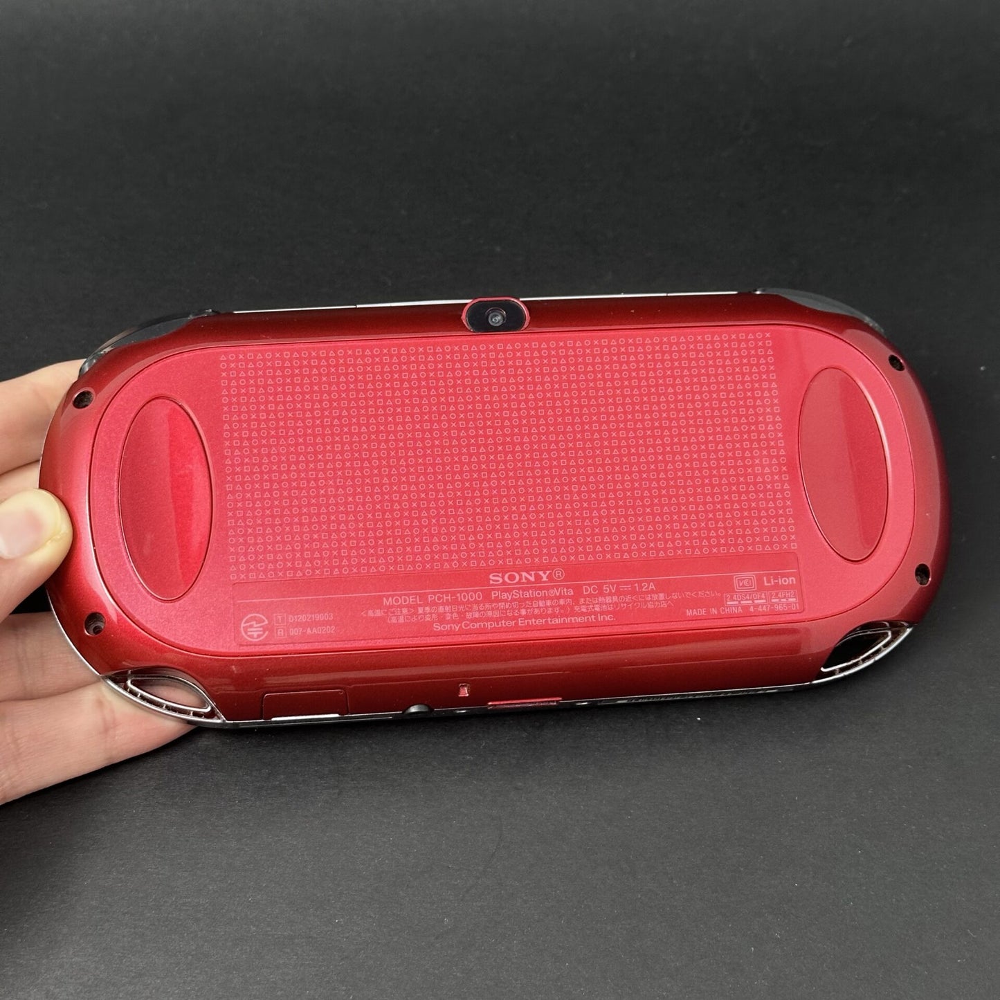 PS Vita OLED (128GB) - 580 Games | Cosmic Red image 1