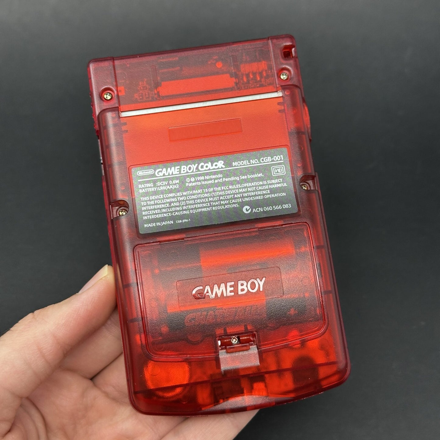 Custom Gameboy Color – Charizard Edition | IPS Screen Upgrade image 1