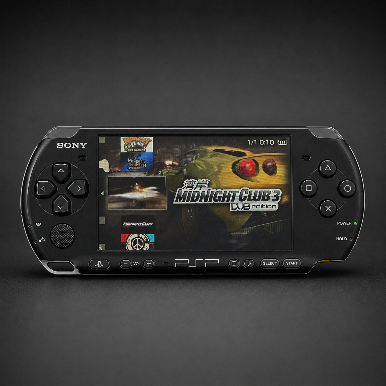 PSP 3000 (128GB) – 1050 Games | Piano Black