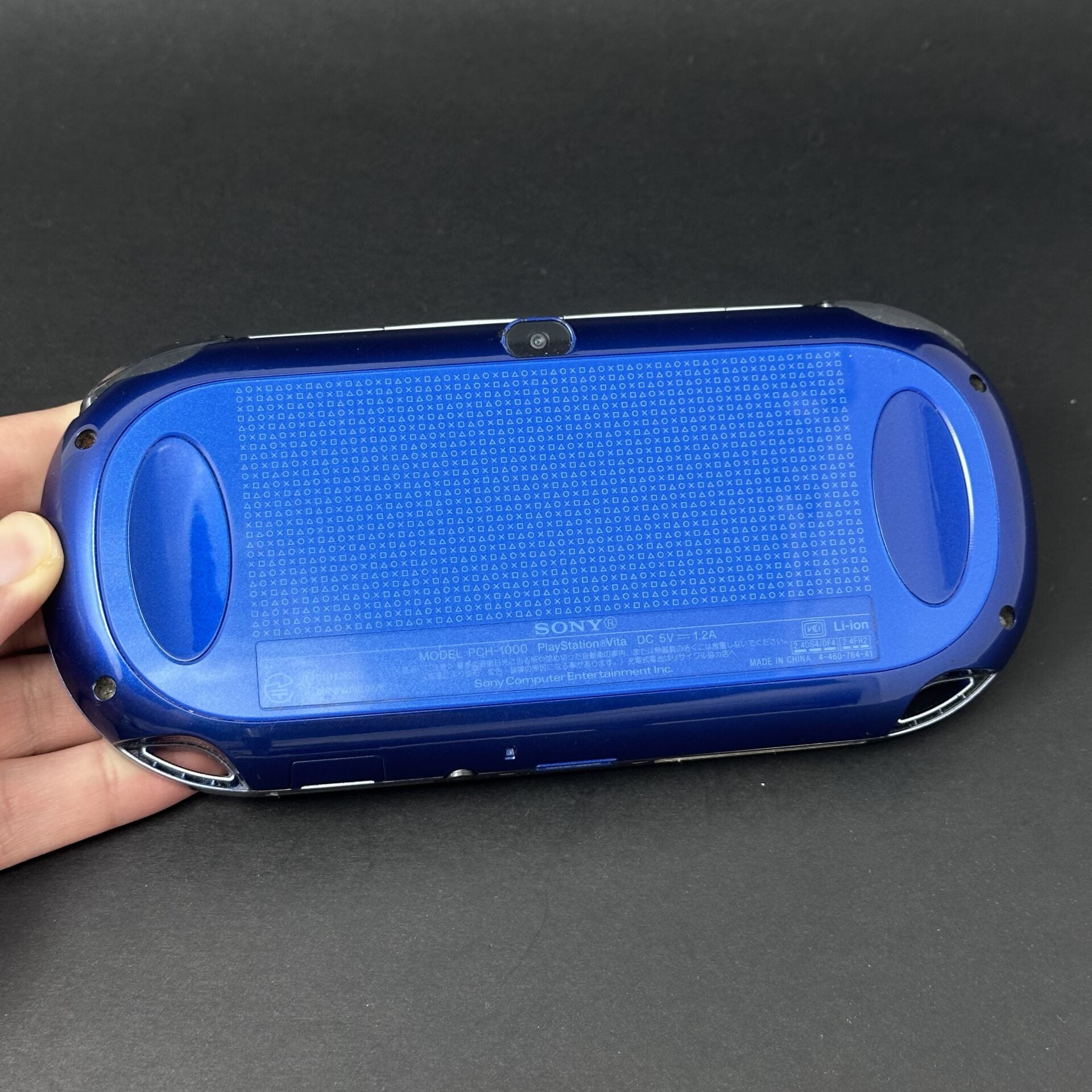 PS Vita OLED (128GB) - 580 Games | Sapphire Blue image 1