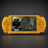 PSP 3000 (128GB) – 1050 Games | Bright Yellow