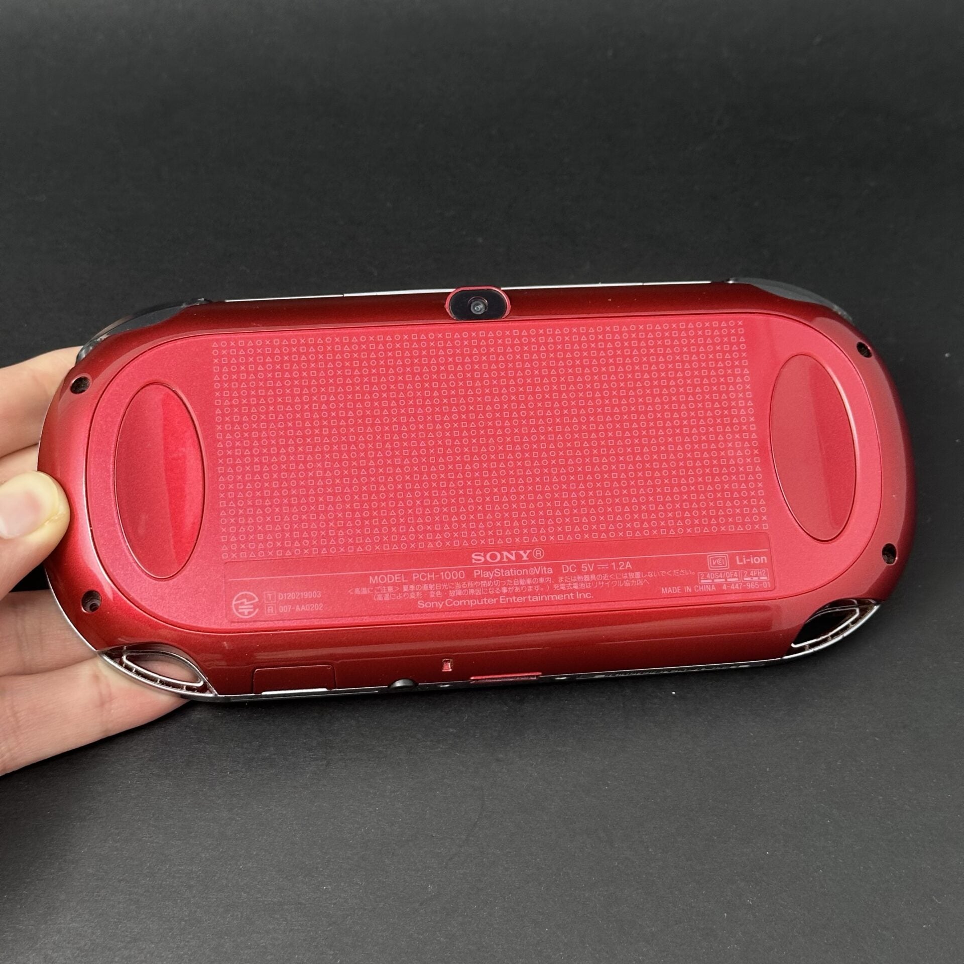 PS Vita OLED (128GB) - 580 Games | Cosmic Red image 1