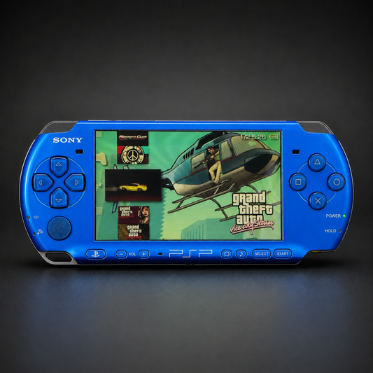 PSP 3000 (128GB) – 1050 Games | Vibrant Blue