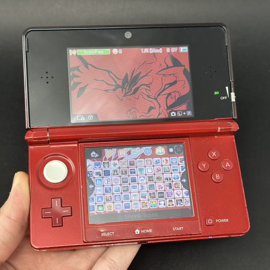 Nintendo 3DS (64GB) – 600+ Games | Flame Red image 0
