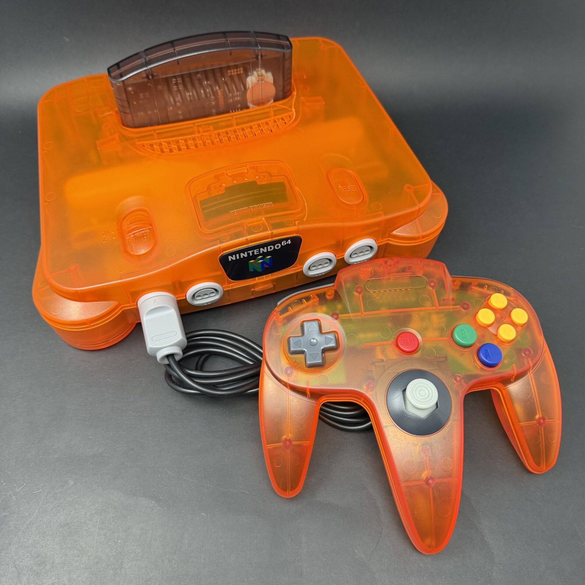 Nintendo 64 (Fire Orange) - All Games Included image 0