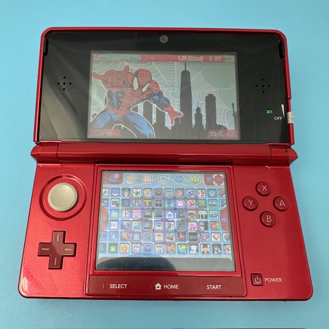Nintendo 3DS with 600+ Games | Metallic Red
