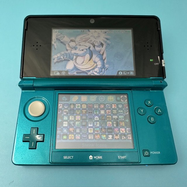 Nintendo 3DS in Aqua Blue AND tomodachi life game outlets