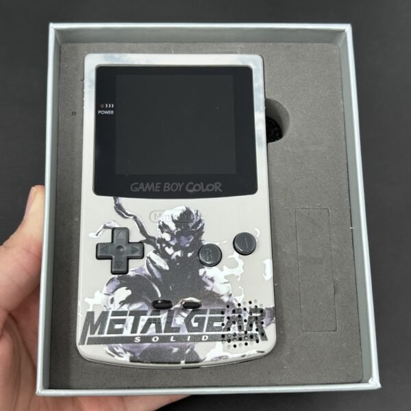 Custom Game Boy Color – Metal Gear Solid | IPS Screen Upgrade - Image 3