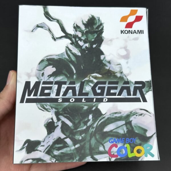 Custom Game Boy Color – Metal Gear Solid | IPS Screen Upgrade - Image 4