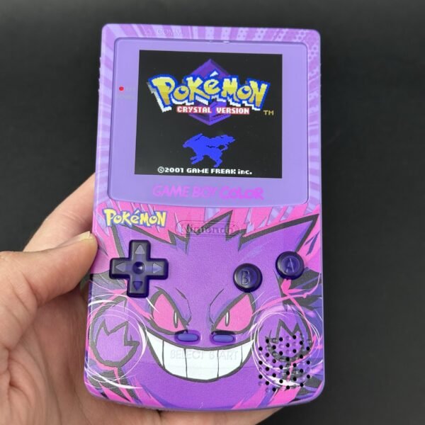 Custom Game Boy Color – Gengar Edition | IPS Screen Upgrade