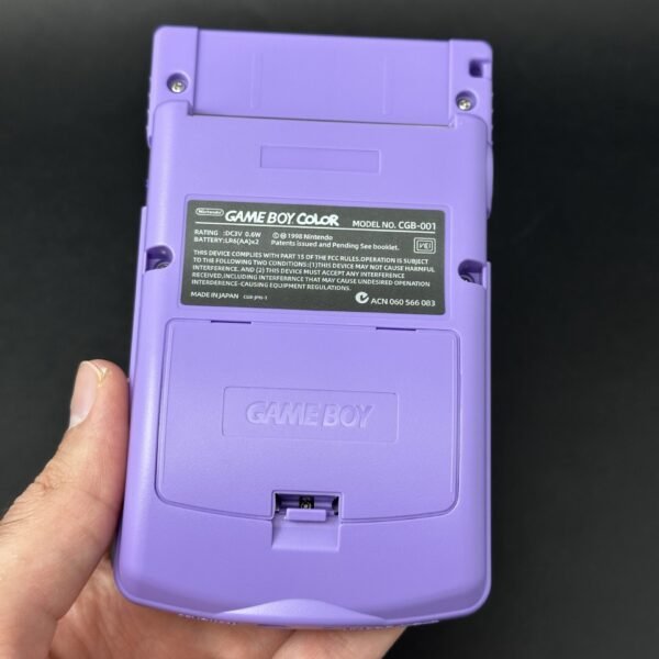 Custom Game Boy Color – Gengar Edition | IPS Screen Upgrade - Image 2