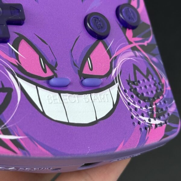 Custom Game Boy Color – Gengar Edition | IPS Screen Upgrade - Image 4