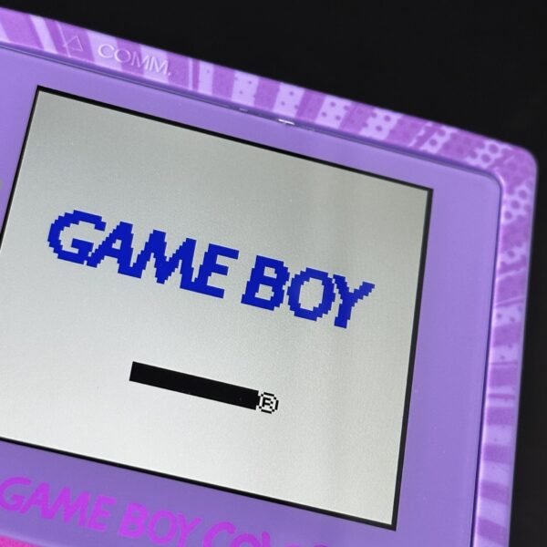 Custom Game Boy Color – Gengar Edition | IPS Screen Upgrade - Image 3