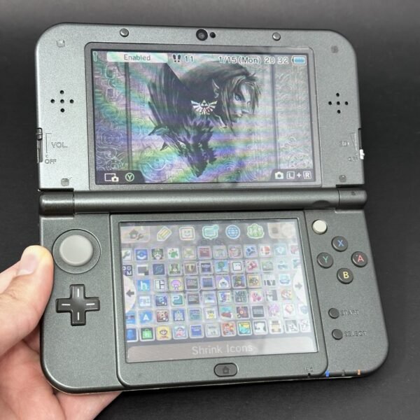 New Nintendo 3DS XL (128GB) – 700+ Games | Hyrule Edition (Top IPS) - Image 2