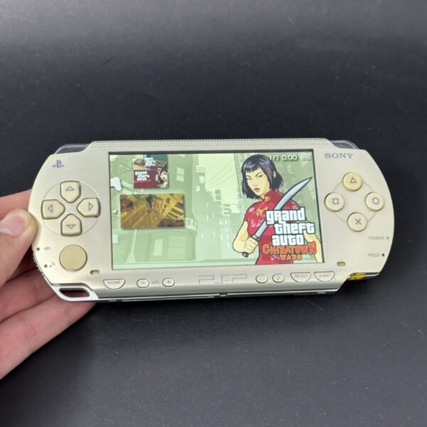 PSP 1000 (128GB) - 1050 Games | Champagne Gold w/ IPS SCREEN