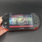PS Vita Slim (128GB) - 580 Games | Red and Black