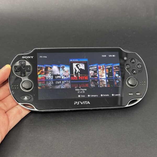 PS Vita OLED (128GB) - 580 Games | Piano Black