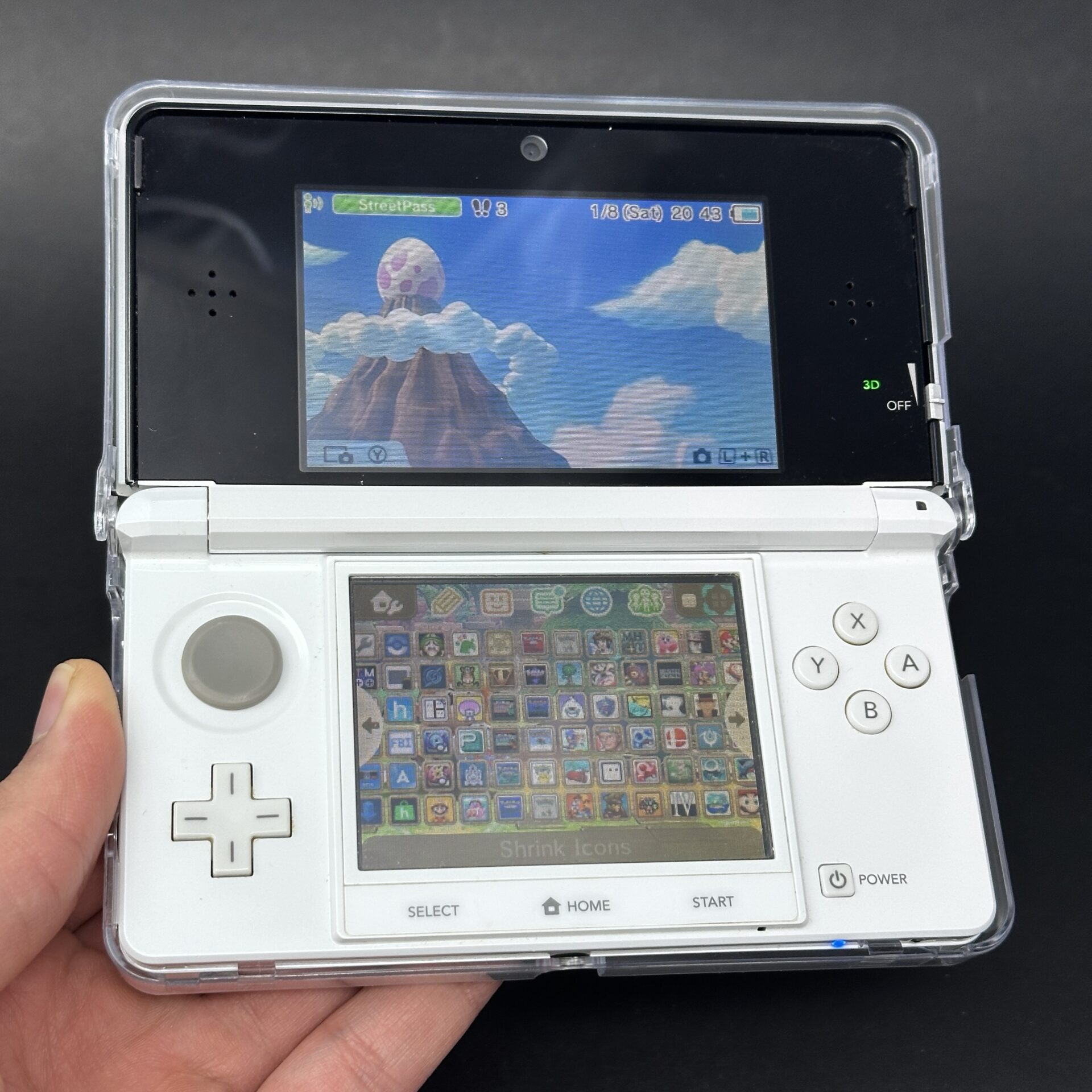 Nintendo 3DS (64GB) – 600+ Games | Ice White - Image 2