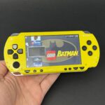 PSP 1000 (128GB) - 1050 Games |  Yellow and Black w/ IPS SCREEN
