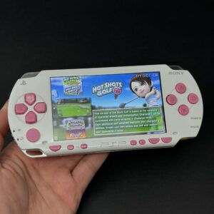 PSP 1000 (128GB) - 1050 Games | Pink and White w/ IPS SCREEN