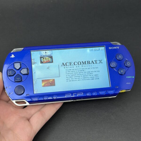 PSP 1000 (128GB) - 1050 Games |  Cobalt Blue w/ IPS SCREEN