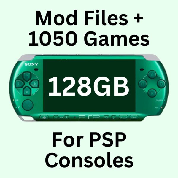 PSP Modding Software with 1050 Games | DIGITAL DOWNLOAD