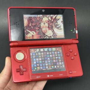 Nintendo 3DS (64GB) – 600+ Games | Metallic Red