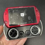MODDED PSP GO | 1050 Pre-Loaded Games | Red and Black | 128GB