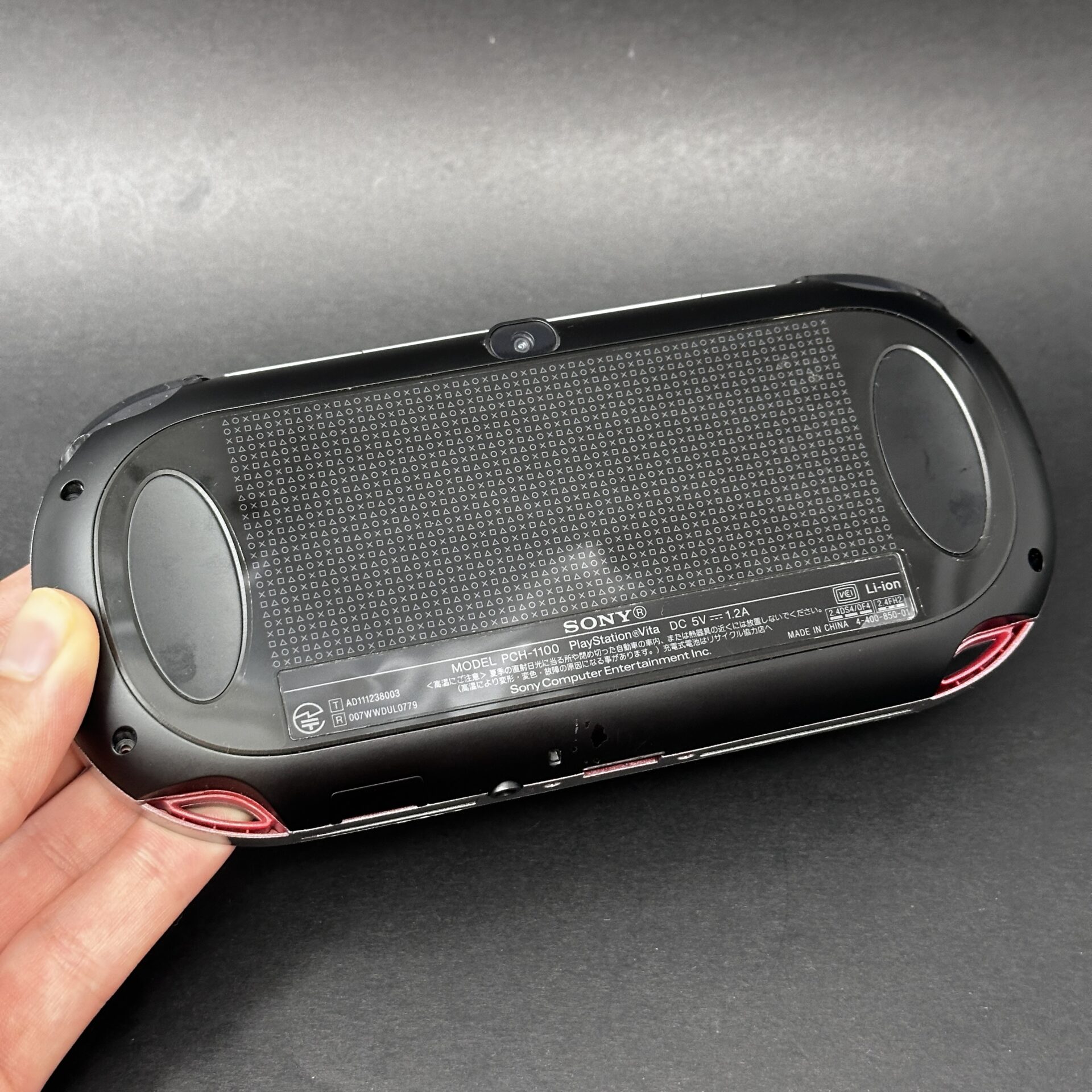 PS Vita OLED (128GB) - 580 Games | Red and Black w/ New Screen - Image 2