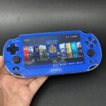 PS Vita OLED (128GB) - 580 Games | Blue and Black w/ New Screen