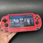 PS Vita OLED (128GB) - 580 Games | Red and Black w/ New Screen