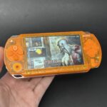 PSP 1000 (128GB) - 1050 Games | Fire Orange w/ IPS SCREEN