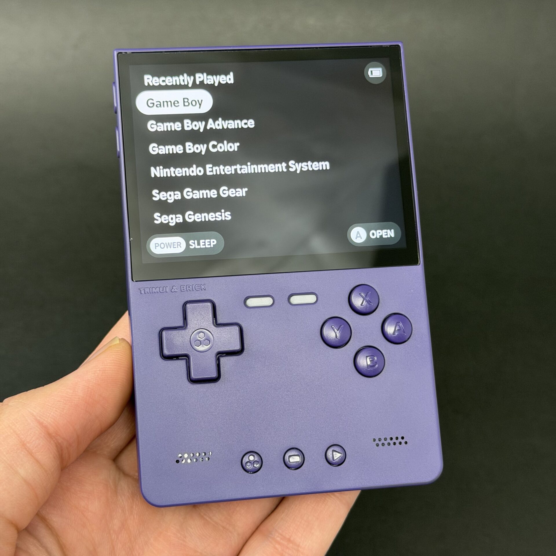 TrimUI Brick with 4000 Pre Loaded Games | Purple