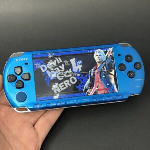 PSP 3000 (128GB) - 1050 Games | Blue and Black w/ IPS Screen!