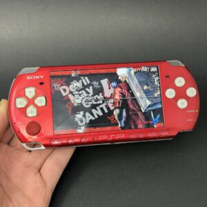 PSP 3000 (128GB) - 1050 Games | Red and White w/ IPS Screen!