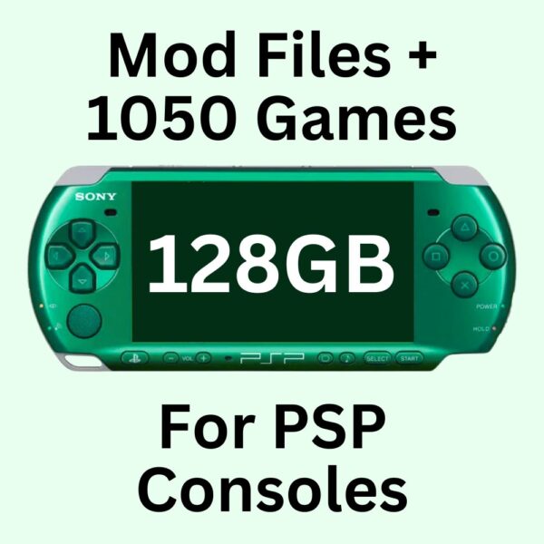 128GB-1.jpg PSP Modding Software with 1050 Games | DIGITAL DOWNLOAD