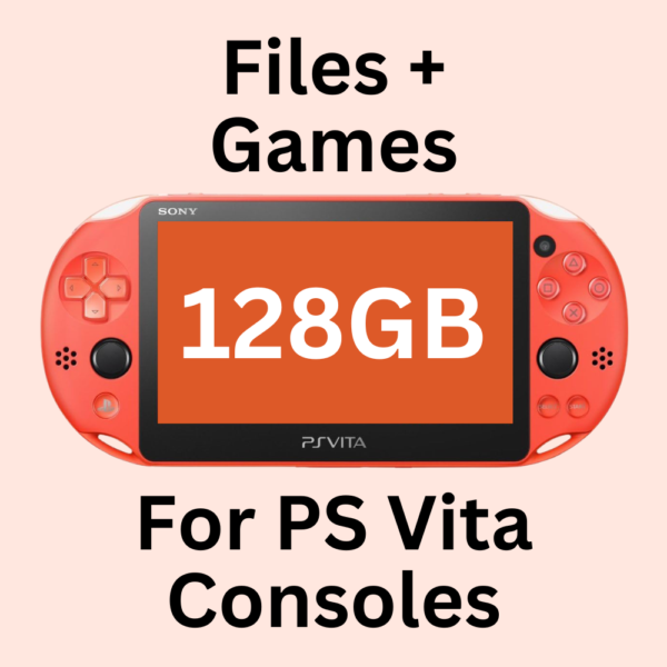 128GB PS Vita Software with 580 Games | DIGITAL DOWNLOAD (pvt)