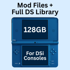 128GB.png DSi Modding Software with 4000 Games | DIGITAL DOWNLOAD
