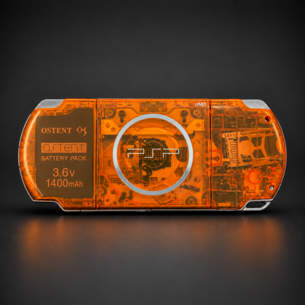 3228d829-6265-4c3d-a97e-20ab48acdbae PSP 3000 (128GB) - 1050 Games | Clear Orange