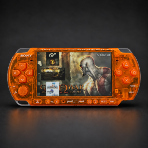 PSP 3000 (128GB) - 1050 Games | Clear Orange