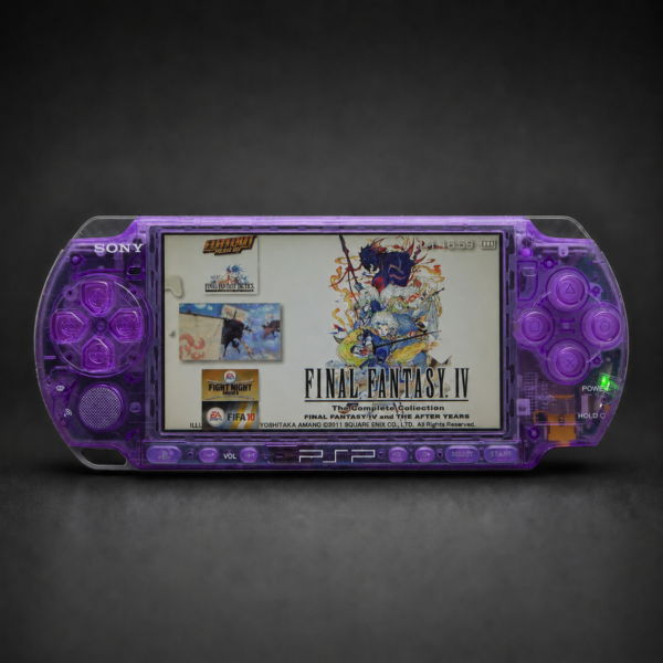 PSP 3000 (128GB) – 1050 Games | Purple and Silver