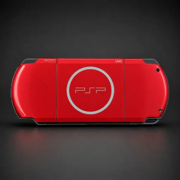 PSP_Red_Back PSP 3000 (128GB) – 1050 Games | Radiant Red