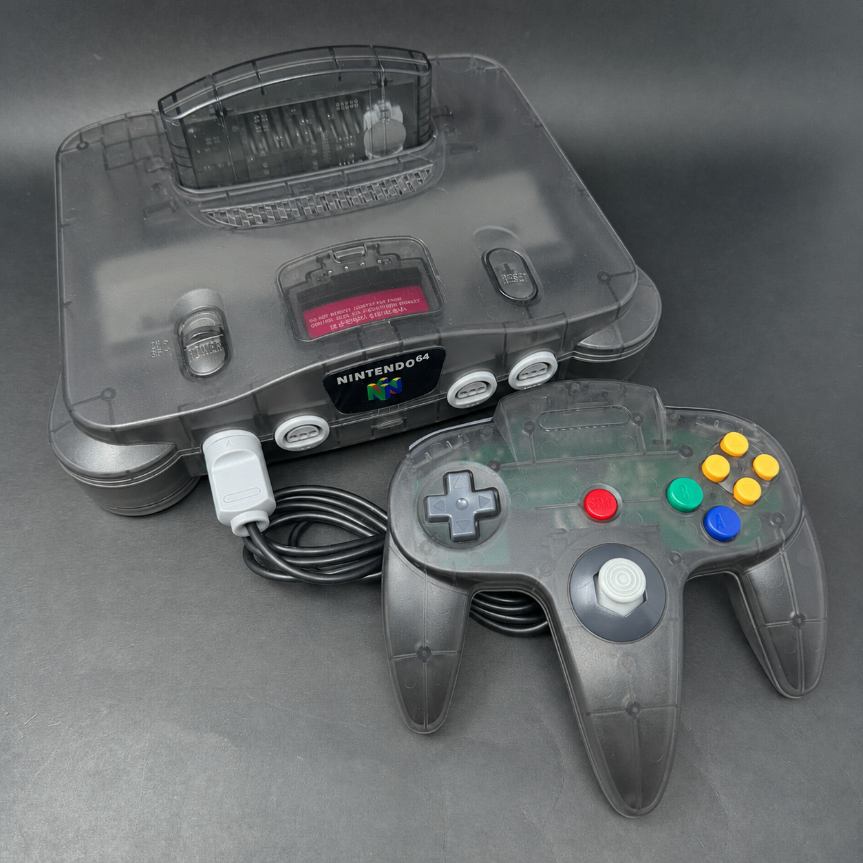 Nintendo 64 (Smoke Grey) – All Games Included