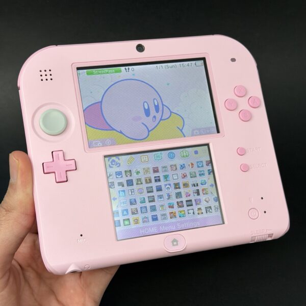 Nintendo 2DS (64GB) – 600+ Games | Petal Pink