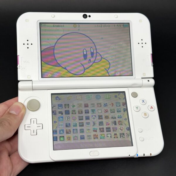 img_0830.jpeg New Nintendo 3DS XL (64GB) – 600+ Games | Pink and White Edition