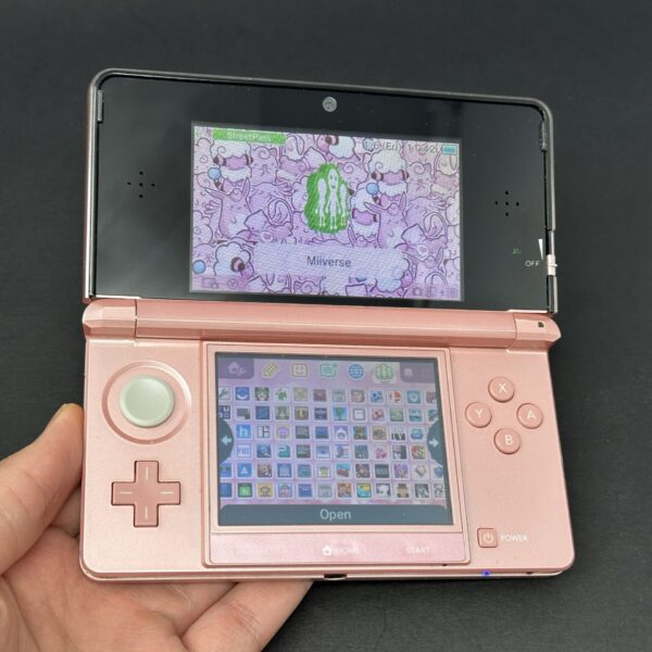 img_1478.jpeg Nintendo 3DS (64GB) – 600+ Games | Pearl Pink