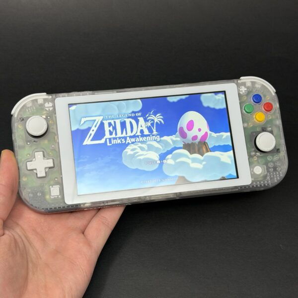 img_1508.jpeg Nintendo Switch Lite - Clear White | Custom