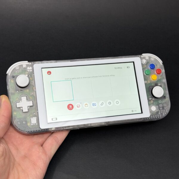 img_1509.jpeg Nintendo Switch Lite - Clear White | Custom