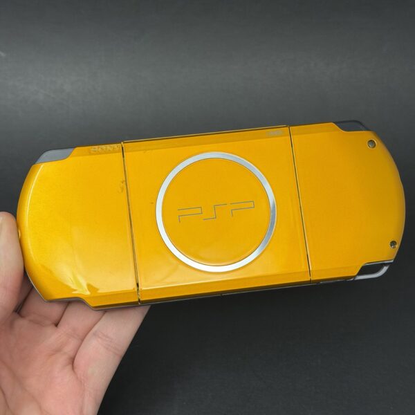 PSP 3000 (128GB) - 1050 Games | Yellow and Smoke Black