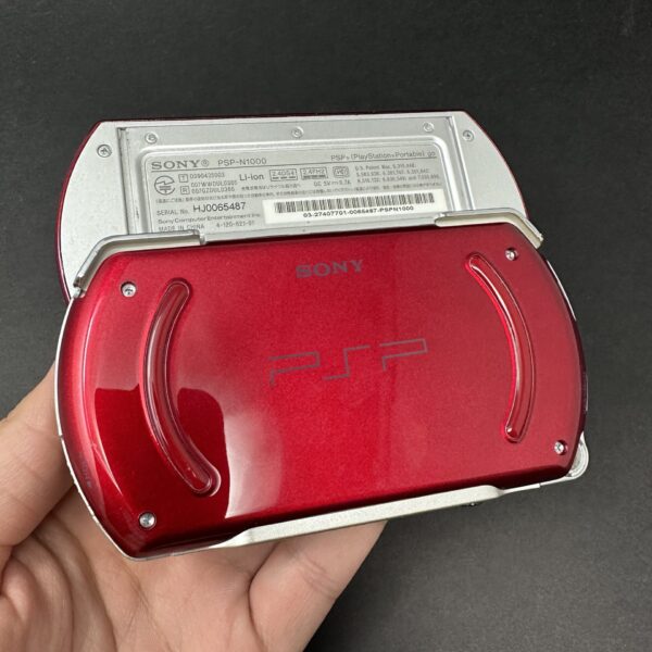 MODDED PSP GO | 1050 Pre-Loaded Games | Red and Black | 128GB